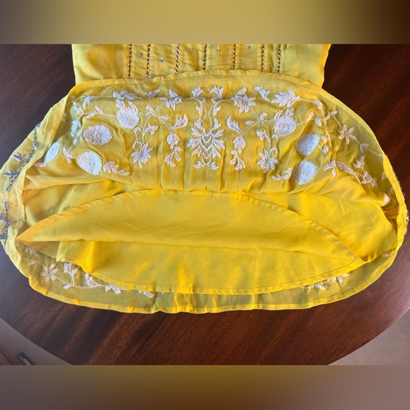 MAEVE Anthropologie Calendula Embroidered Peplum Blouse - Picture 4 of 15